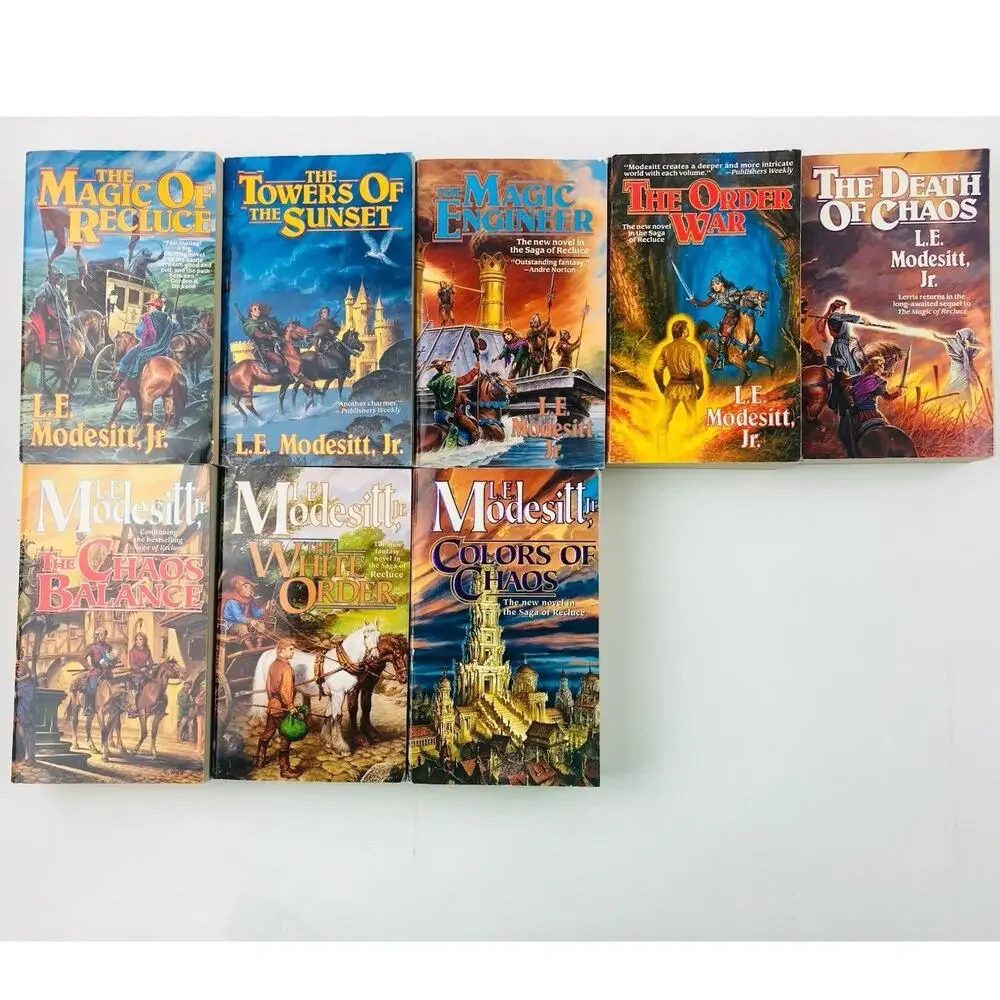 Set Series Lot of 8 Saga of Recluce books by L.E. Modesitt, Jr.